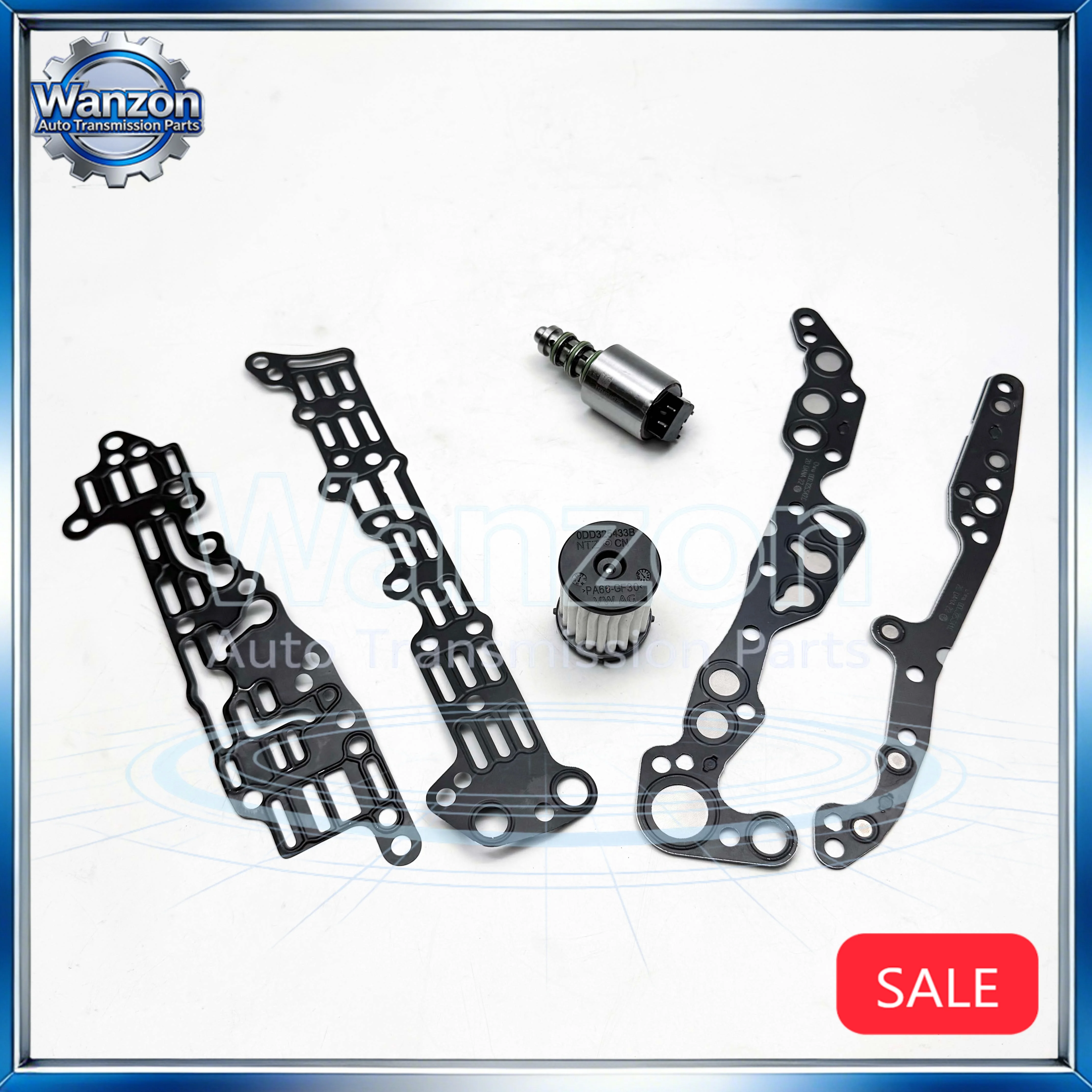 DQ400 0DD Transmission Valve Body Overhaul Kit, 4 gaskets + solenoid valve 0DD325477B, suitable for VW and Audi hybrid models.
DQ400 0DD Transmission Valve Body Overhaul Kit, 4 gaskets + solenoid valve 0DD325477B, suitable for VW and Audi hybrid models.