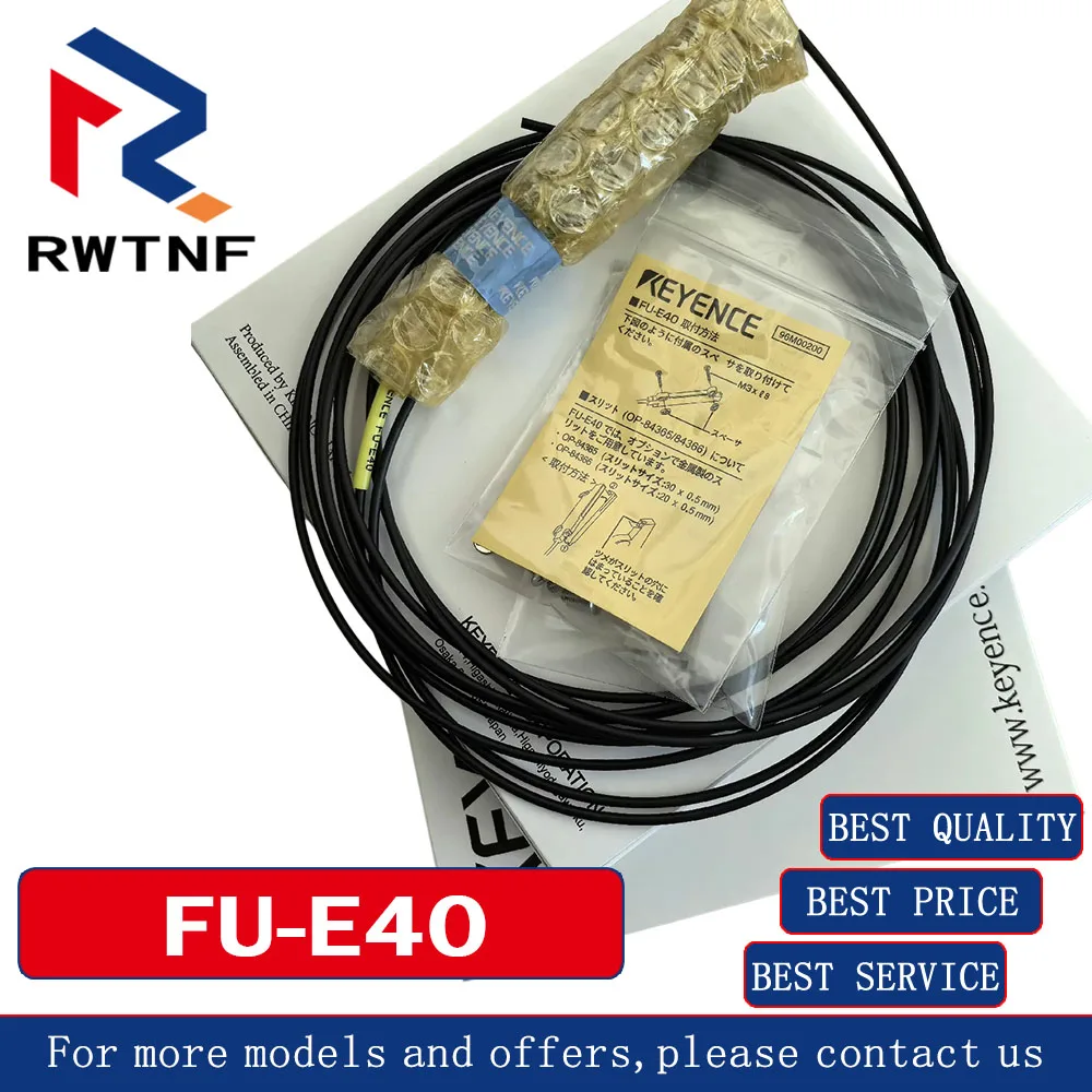 Brand New Genuine KEYENCE FU-E40 region opposing type fiber optic sensor,100% original warehouse stock
Brand New Genuine KEYENCE FU-E40 region opposing type fiber optic sensor,100% original warehouse stock