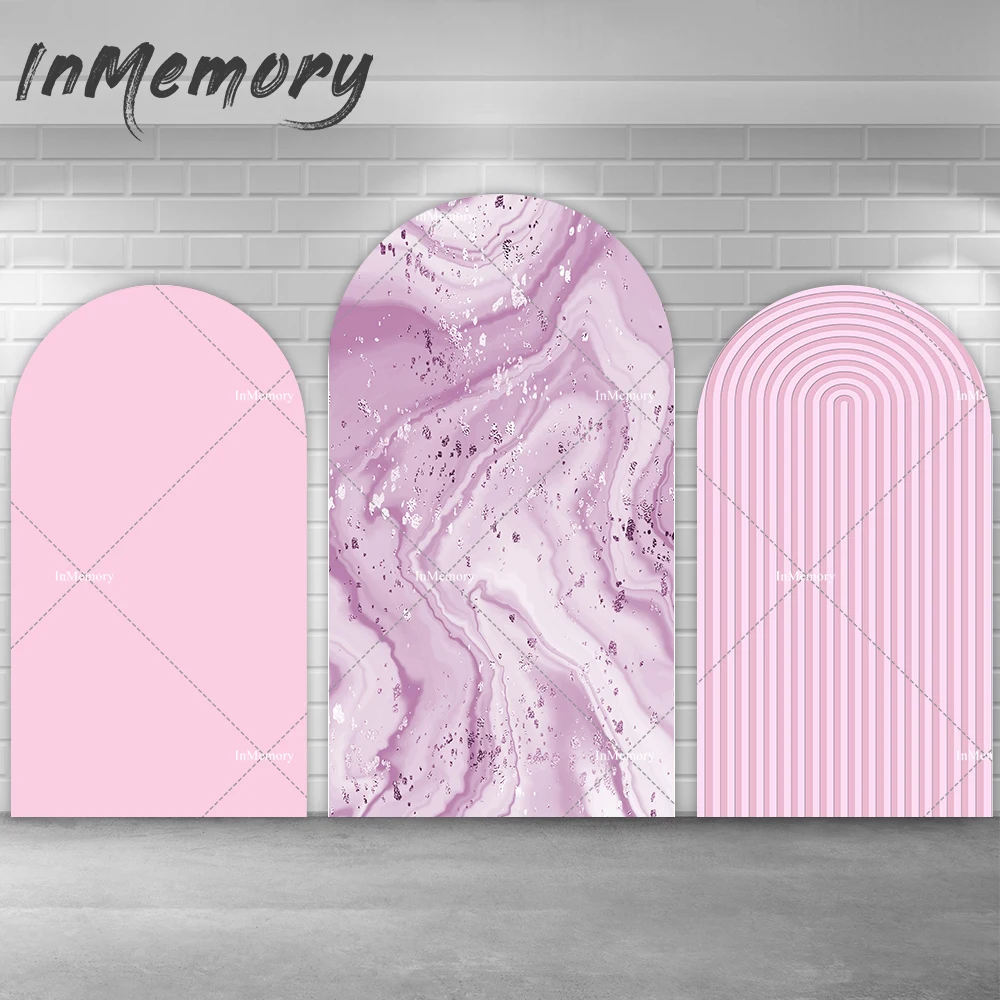 Pink Purple Stripes Arch Backdrops Cover for Baby Shower Birthday Party Decoration Marble texture Gold Arched Wall Background
Pink Purple Stripes Arch Backdrops Cover for Baby Shower Birthday Party Decoration Marble texture Gold Arched Wall Background