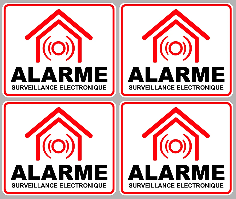 Alarme Surveillance Propriete Securite Autocollant Sticker
Alarme Surveillance Propriete Securite Autocollant Sticker