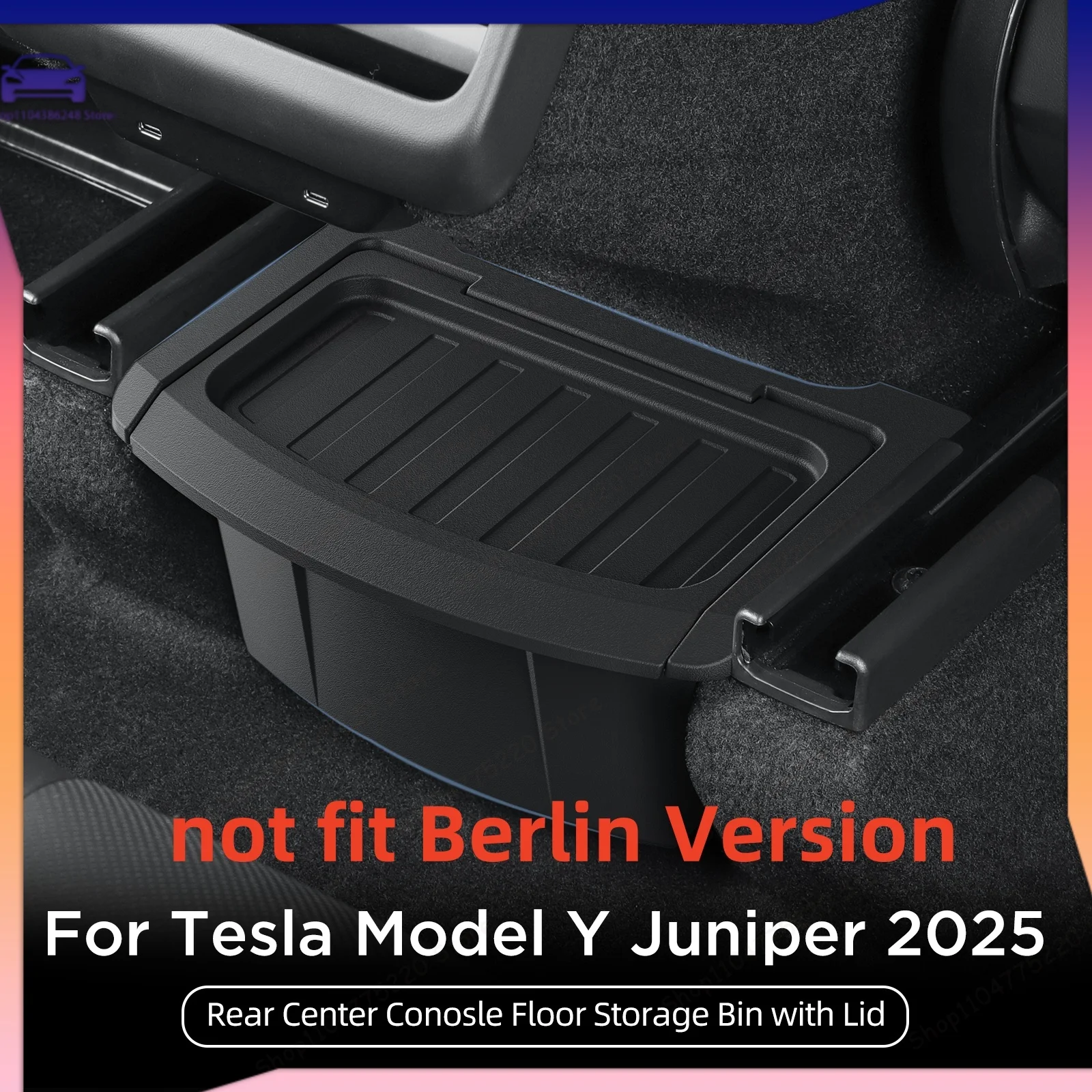 (not Fit Berlin Version) for Tesla Model Y Launch 2025 2026 Juniper Car Armrest Rear Storage Box Tray Accessories Tidying TPE
(not Fit Berlin Version) for Tesla Model Y Launch 2025 2026 Juniper Car Armrest Rear Storage Box Tray Accessories Tidying TPE