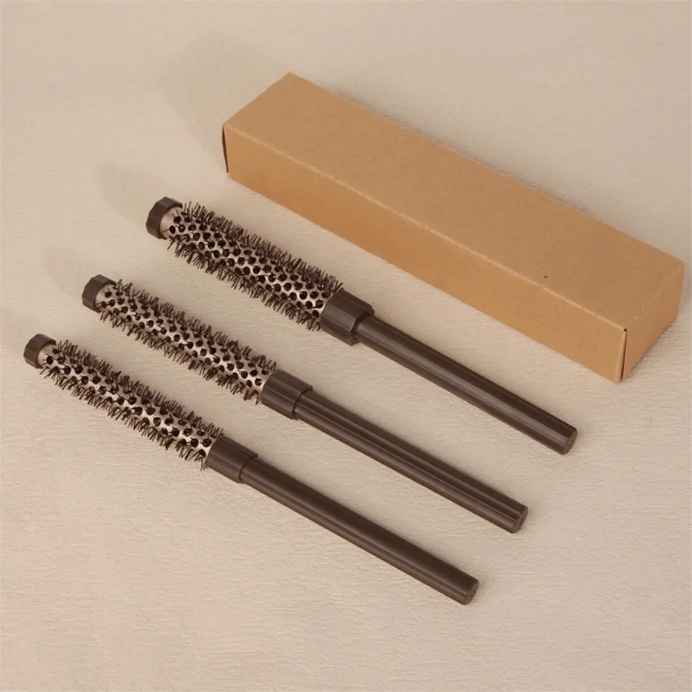 3Pcs Aluminum Tube Barrel Hair Curling Brush Nylon Bristles Anti Static Hair Root Comb Temperature Resistance Non-slip Handle
3Pcs Aluminum Tube Barrel Hair Curling Brush Nylon Bristles Anti Static Hair Root Comb Temperature Resistance Non-slip Handle