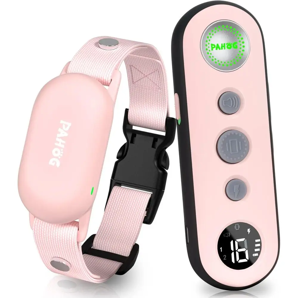 Dog Training Collar with Remote 1000T, Rechargeable Electric Shock Collar for Large Medium Small Dogs (8-120 Lbs), 3 Training Mo
Dog Training Collar with Remote 1000T, Rechargeable Electric Shock Collar for Large Medium Small Dogs (8-120 Lbs), 3 Training Mo