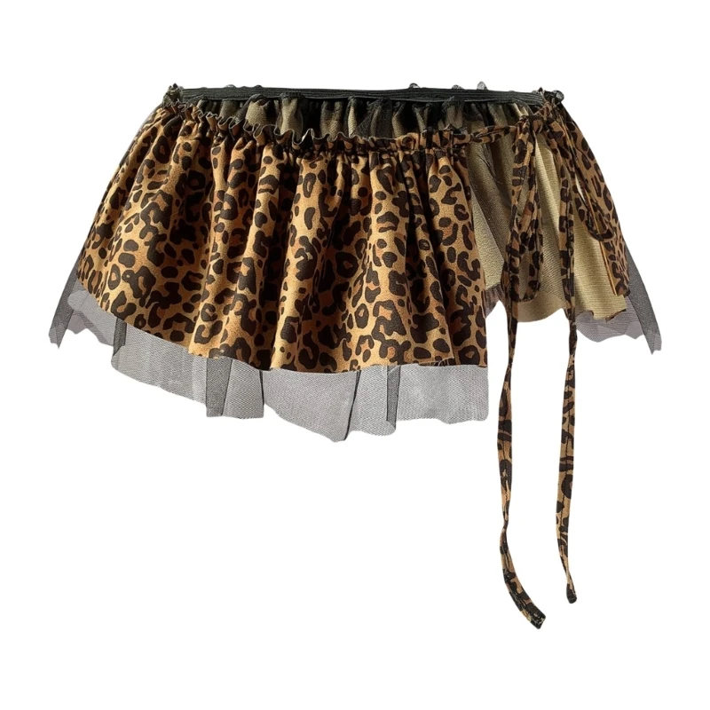 Retro Wide Girdle Belt Wild Leopard Print Tie Belt for Wrap Dress Halter Dress K3KF
Retro Wide Girdle Belt Wild Leopard Print Tie Belt for Wrap Dress Halter Dress K3KF
