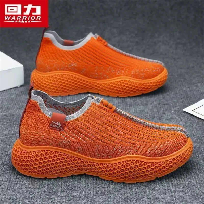 Warrior Original Brand Sports Sneaker Summer Mesh Weave Breathable Men Running Shoes Non-slip Soft Heightening Slip-on Trainers
Warrior Original Brand Sports Sneaker Summer Mesh Weave Breathable Men Running Shoes Non-slip Soft Heightening Slip-on Trainers