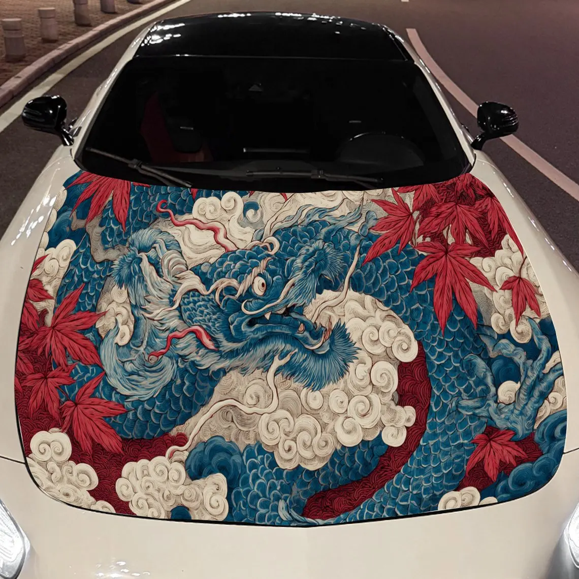 Retro Dragon King print,car hood stickers,PVC waterproof Self adhesive car hood sticker,car hood decoration protection stickers, 
Retro Dragon King print,car hood stickers,PVC waterproof Self adhesive car hood sticker,car hood decoration protection stickers,