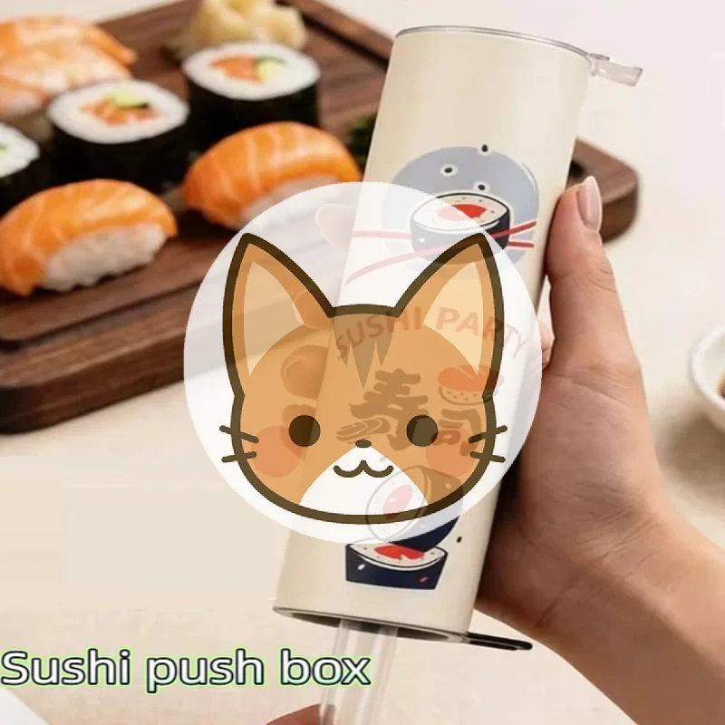3Pcs Round Sushi Push Box With Sauce Straw Food Grade Sushi Mold Cone Push Up Paper Bucket Packaging Paper Box Bento Accessories
3Pcs Round Sushi Push Box With Sauce Straw Food Grade Sushi Mold Cone Push Up Paper Bucket Packaging Paper Box Bento Accessories
