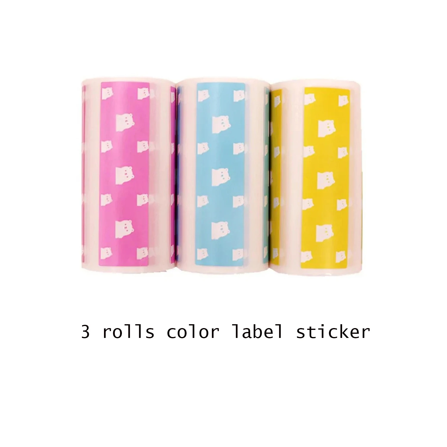 Sticker Waterproof Paper Adhesive Label Anti-Oil For Mini Portable Thermal Printer Tape