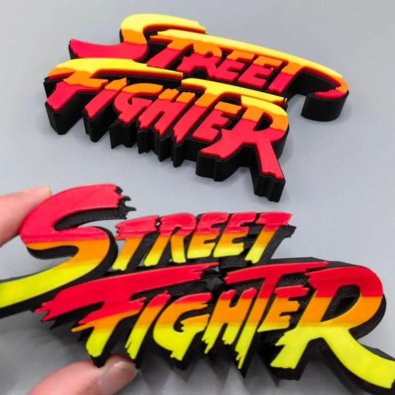 Anime Street Fighter 3D Font Stand-up Logo Model PLA Arcade Game Ryu Ken Figure Ornament Cosplay Exhibition Decoration Toy Gift
Anime Street Fighter 3D Font Stand-up Logo Model PLA Arcade Game Ryu Ken Figure Ornament Cosplay Exhibition Decoration Toy Gift