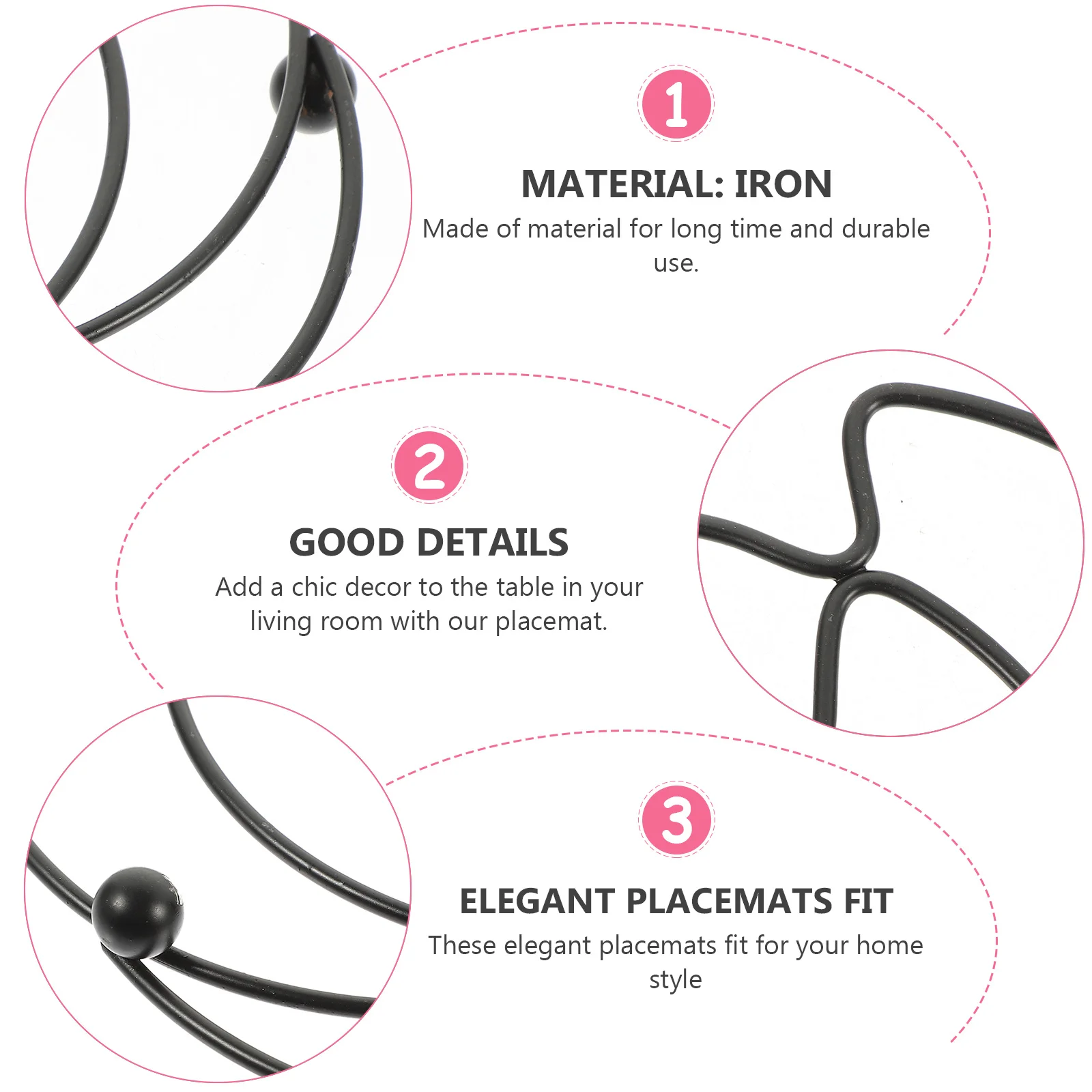 Железный художественный коврик для посуды, черный полый коврик для посуды, чаши, теплоизоляционный коврик для столовых приборов, подходит для домашнего ресторана, кафе
Железный художественный коврик для посуды, черный полый коврик для посуды, чаши, теплоизоляционный коврик для столовых приборов, подходит для домашнего ресторана, кафе