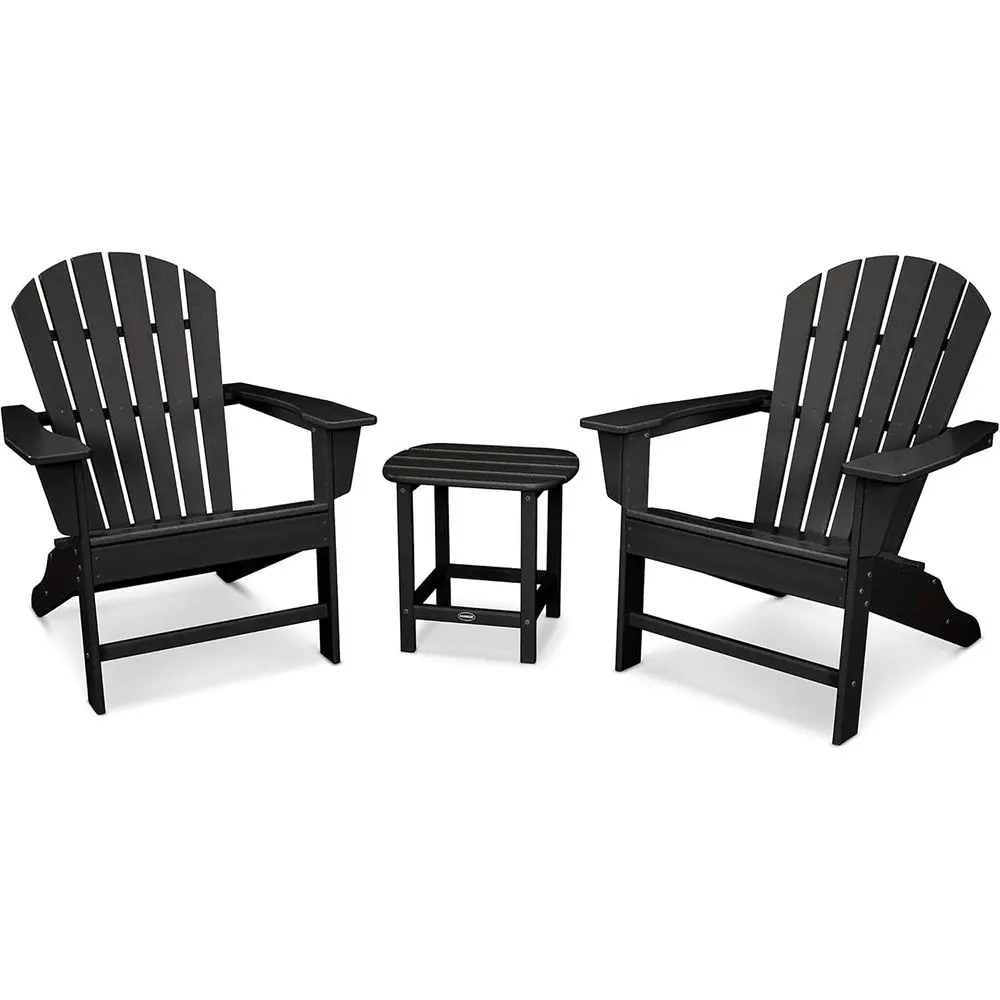 3-Piece Adirondack Chair Set with Side Table for South Beach Style
3-Piece Adirondack Chair Set with Side Table for South Beach Style