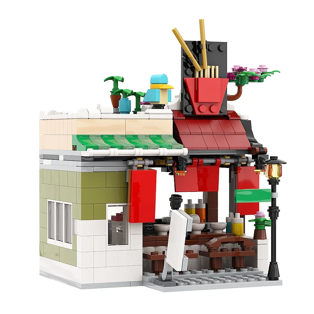 MOC-137613 магазин лапши, раскладной город, улица, вид, набор строительных блоков, магазин магазина, стенд, образование, кирпичные игрушки для детей, подарок
MOC-137613 магазин лапши, раскладной город, улица, вид, набор строительных блоков, магазин магазина, стенд, образование, кирпичные игрушки для детей, подарок
