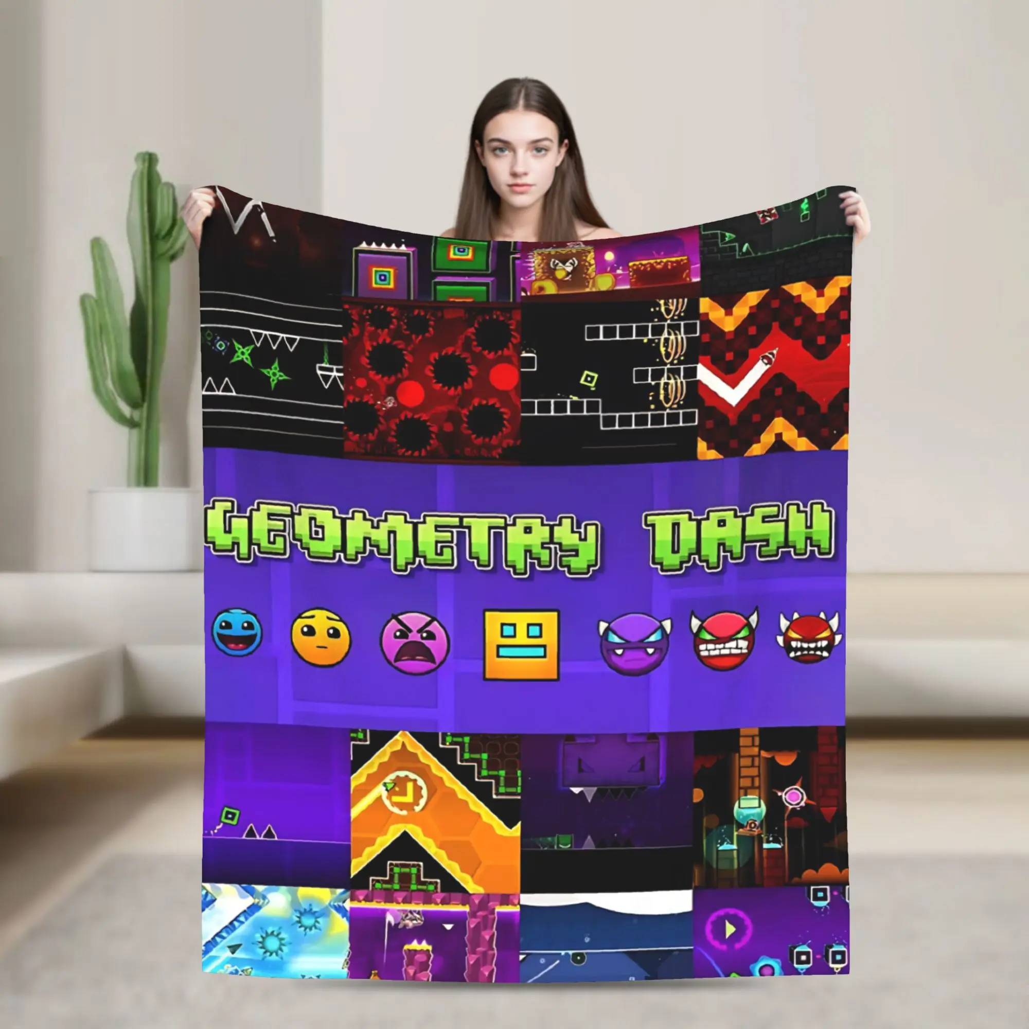 Geometry Gaming Dashed Blanket Super Soft Funny Plush Throw Blanket For Couch Bed Airplane Travel Flannel Bedspread Bed Cover
Geometry Gaming Dashed Blanket Super Soft Funny Plush Throw Blanket For Couch Bed Airplane Travel Flannel Bedspread Bed Cover