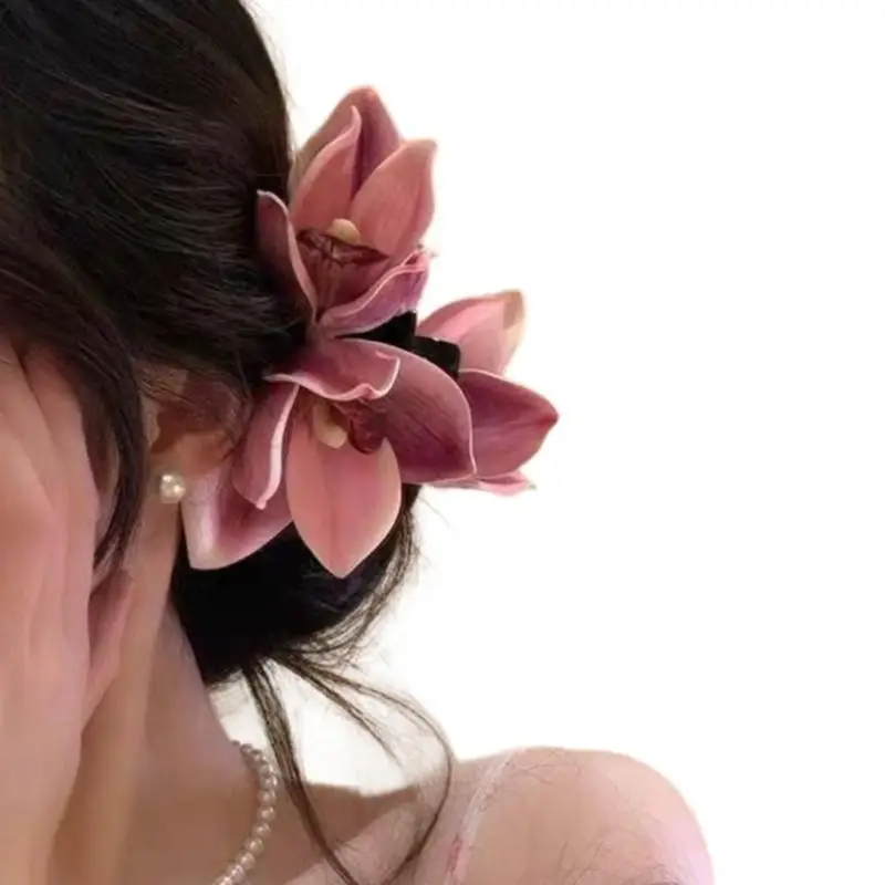 39BD Orchids Flower Hair Clip for Lady Resin Alloy Flower Hair Claw Clip for Everyday Use and Various Occasion Party Supply
39BD Orchids Flower Hair Clip for Lady Resin Alloy Flower Hair Claw Clip for Everyday Use and Various Occasion Party Supply