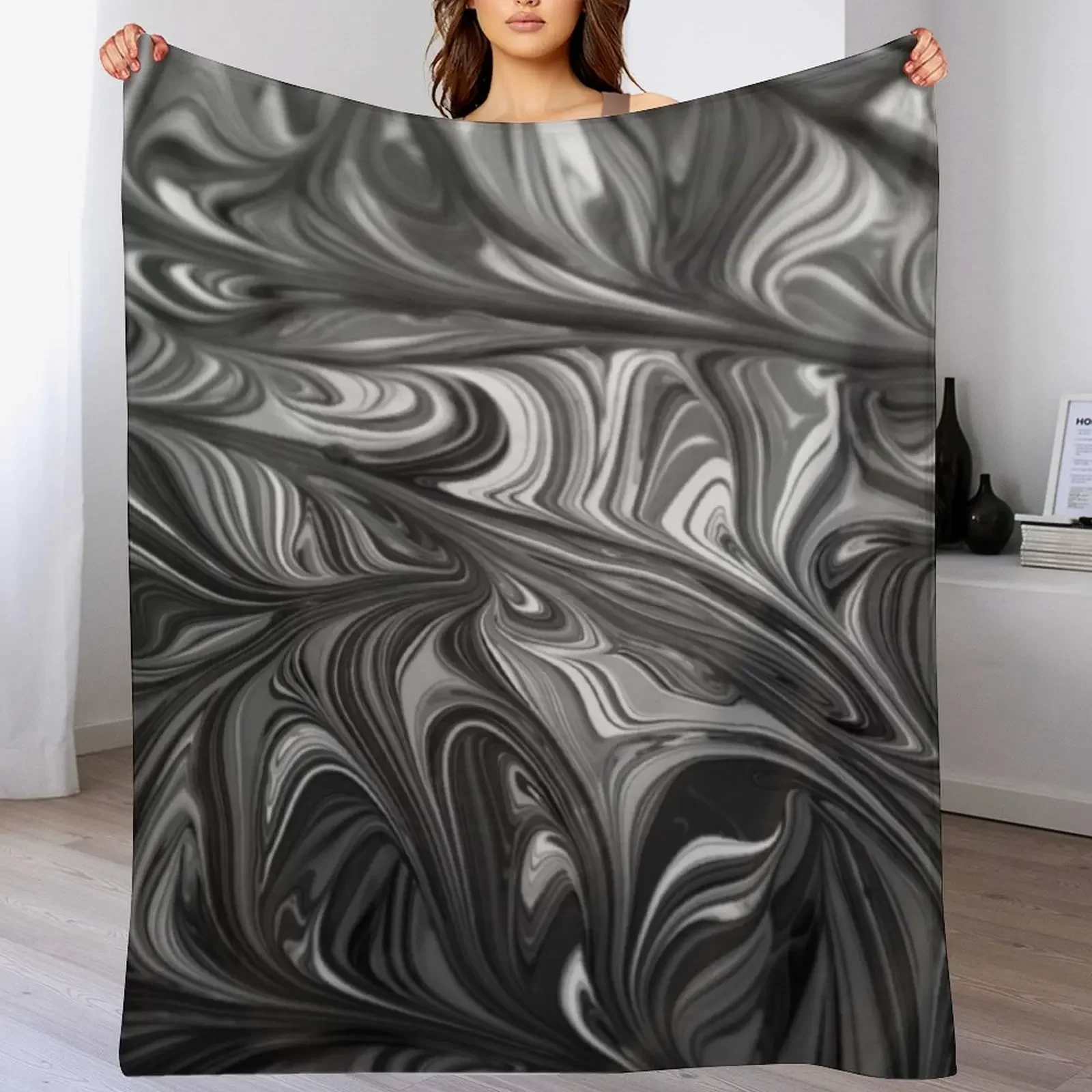 Modern Black And White Abstract Paint Pattern Throw Blanket Bed Thin Bed Fashionable valentine gift ideas Blankets
Modern Black And White Abstract Paint Pattern Throw Blanket Bed Thin Bed Fashionable valentine gift ideas Blankets