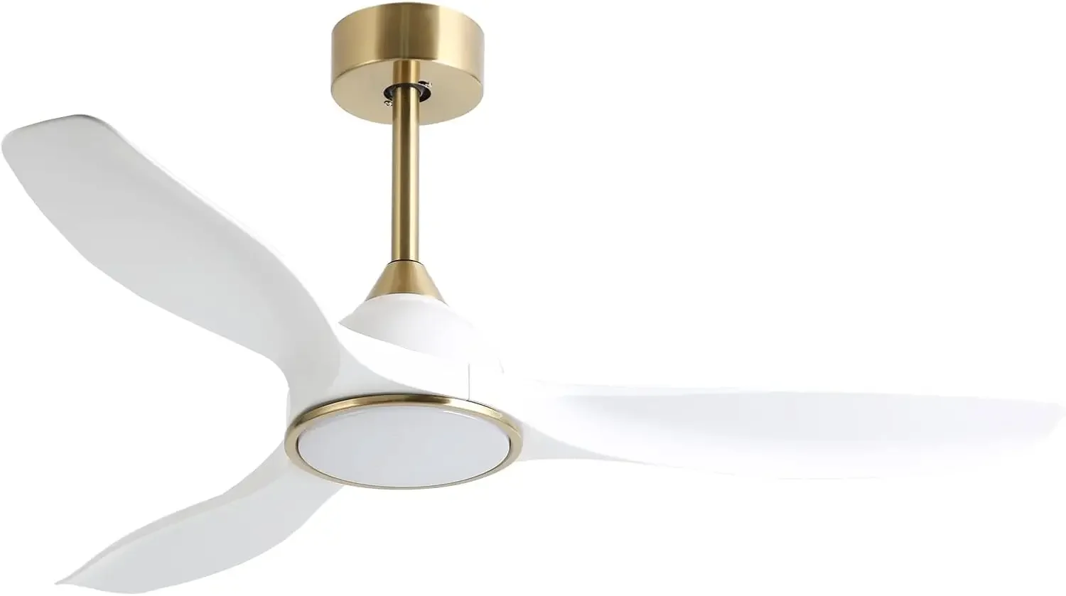 52 Inch 6 Speed High CFM Quiet DC Motor Modern Ceiling Fan with Lights Remote Control, 3 Blade White Gold Indoor Bedroom Living
52 Inch 6 Speed High CFM Quiet DC Motor Modern Ceiling Fan with Lights Remote Control, 3 Blade White Gold Indoor Bedroom Living