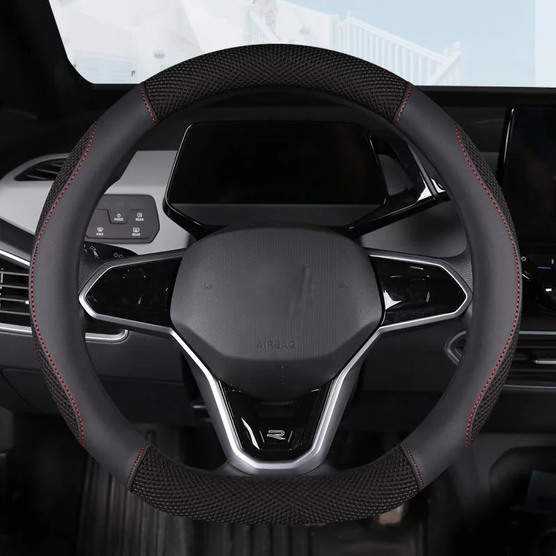 Ice Silk Leather D Shape Car Steering Wheel Cover For VW Golf 8 MK8 VIII Golf R Gti 2019-2022 Tiguan 2020 2022 Auto Accesorios
Ice Silk Leather D Shape Car Steering Wheel Cover For VW Golf 8 MK8 VIII Golf R Gti 2019-2022 Tiguan 2020 2022 Auto Accesorios