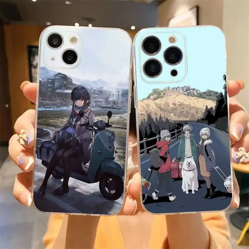 Yurucamp Anime Cute Girl Phone Case For iPhone 11 12 Mini 13 14 Pro XS Max X 8 7 6s Plus 5 SE XR Transparent Shell
Yurucamp Anime Cute Girl Phone Case For iPhone 11 12 Mini 13 14 Pro XS Max X 8 7 6s Plus 5 SE XR Transparent Shell