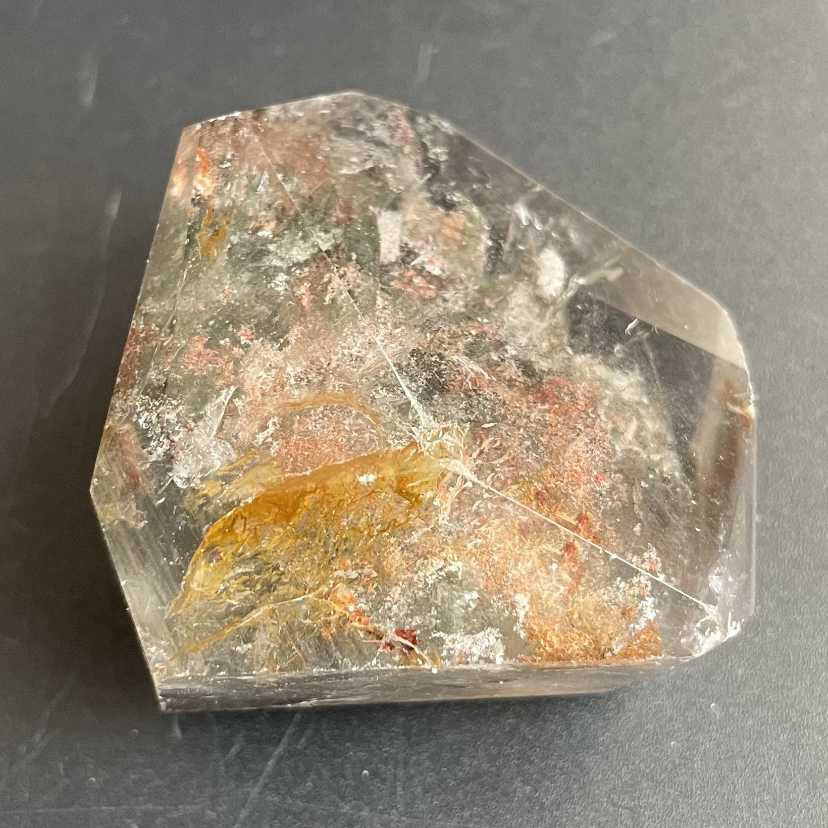 68g Natural Green Phantom Free Form Crystal Rock Decoration Rough Polished Quartz Stone Healing D30
68g Natural Green Phantom Free Form Crystal Rock Decoration Rough Polished Quartz Stone Healing D30