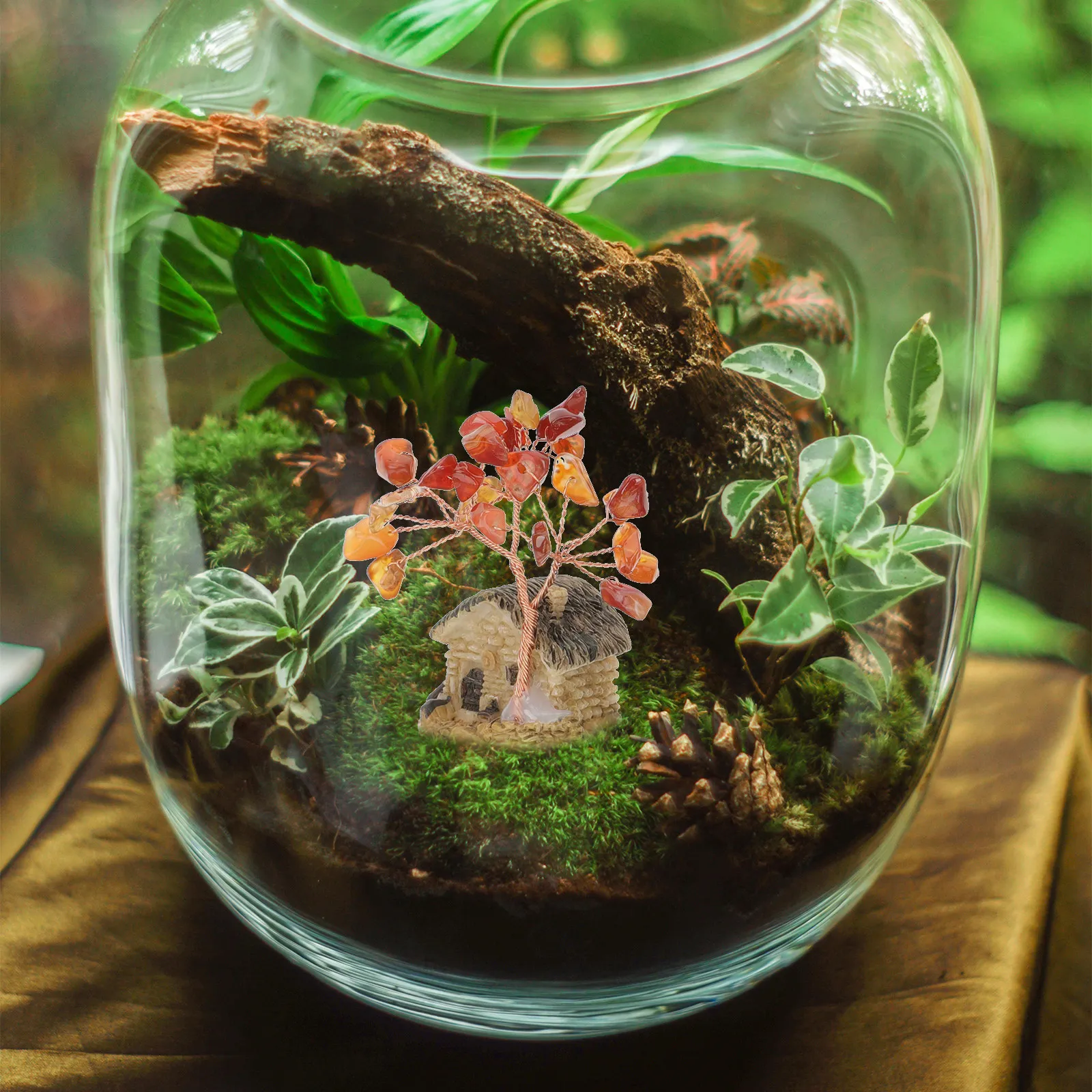 3Pcs Crystal Flowerpot Miniature Houses Vintage Micro Landscape Ornament for Bonsai Garden Decoration Mini Resin
3Pcs Crystal Flowerpot Miniature Houses Vintage Micro Landscape Ornament for Bonsai Garden Decoration Mini Resin