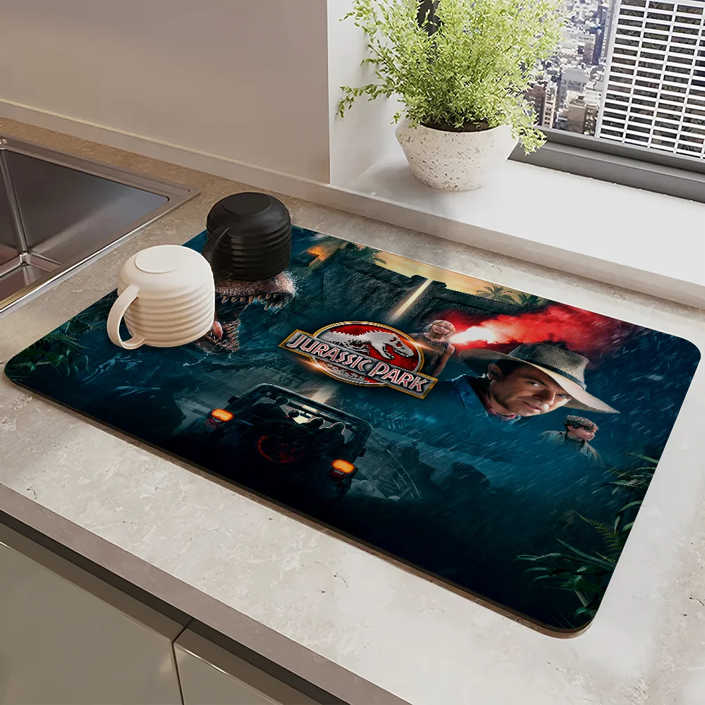 Movie J-Jurassic P-ParkS Draining Pad Drying Mat For Kitchen Bar Coffee Dishes Rubber Quick Drying Water Absorbent Anti-slip Mat
Movie J-Jurassic P-ParkS Draining Pad Drying Mat For Kitchen Bar Coffee Dishes Rubber Quick Drying Water Absorbent Anti-slip Mat