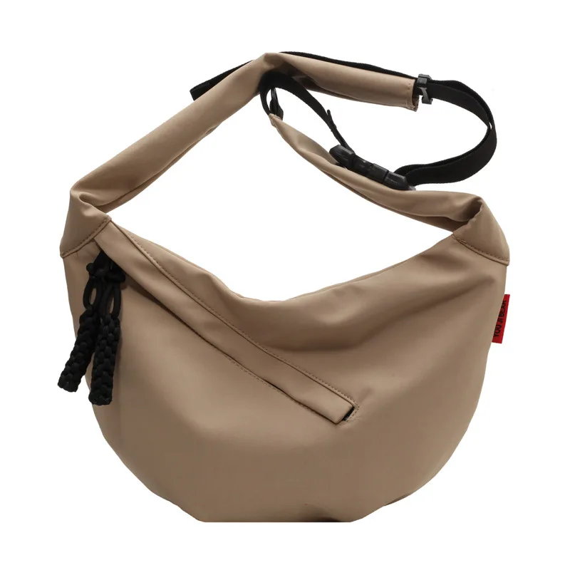 Capacity Women's Bag. Casual Korean - Style Solid - Color Nylon Dumpling Bag. Fashionable Single - Shoulder and Cross - Body Bag
Capacity Women's Bag. Casual Korean - Style Solid - Color Nylon Dumpling Bag. Fashionable Single - Shoulder and Cross - Body Bag
