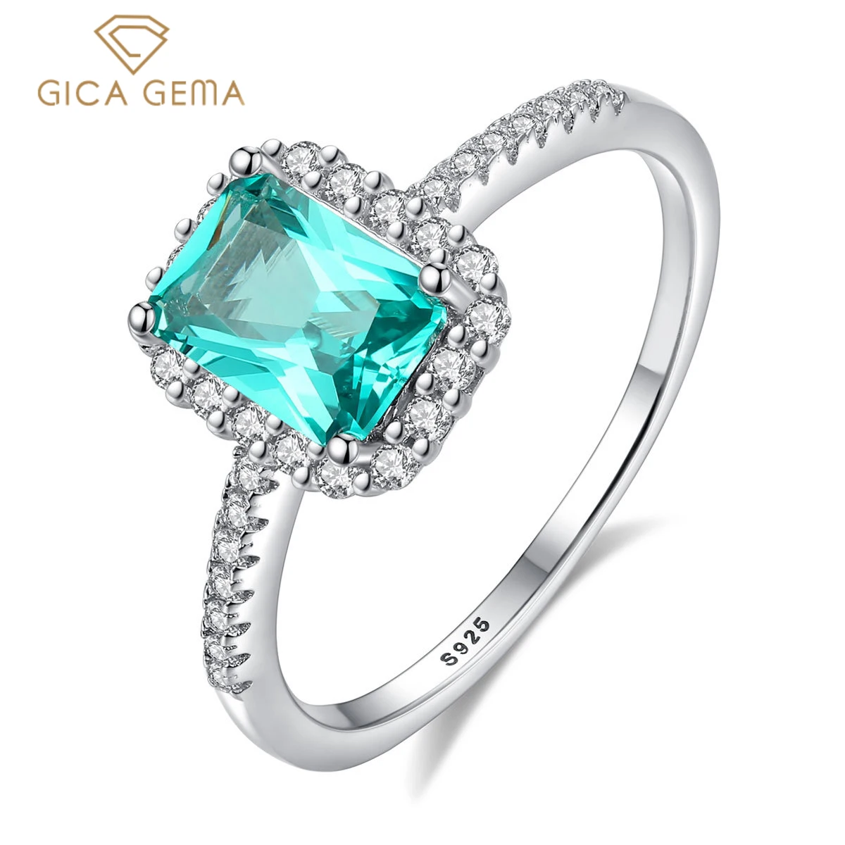 Gica Gema Women Green Zircon Rings 925 Sterling Silver Fashion Rectangle Gemstone Wedding Engagement Fine Jewelry Girl Gifts
Gica Gema Women Green Zircon Rings 925 Sterling Silver Fashion Rectangle Gemstone Wedding Engagement Fine Jewelry Girl Gifts