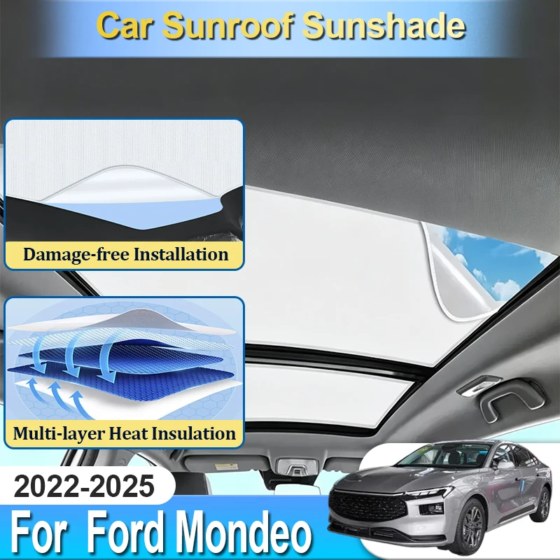 For Ford Mondeo Taurus Accesories MK5 2022 2023 2024 2025 Electrostatic Sunroof Sunshade Cover Sun Blocker Car Tools Foldable
For Ford Mondeo Taurus Accesories MK5 2022 2023 2024 2025 Electrostatic Sunroof Sunshade Cover Sun Blocker Car Tools Foldable