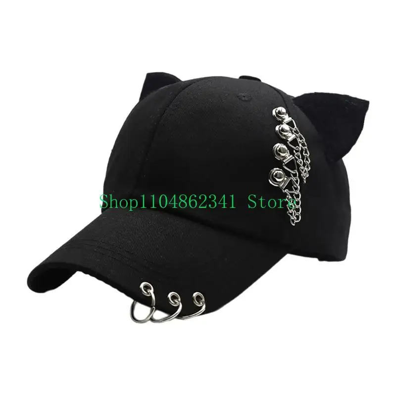 652F Cats Ear Baseball Hat for Girls Women Kitten Ears Casual Hat for Sports Gym Mountain Camping Hat Outdoor Activity
652F Cats Ear Baseball Hat for Girls Women Kitten Ears Casual Hat for Sports Gym Mountain Camping Hat Outdoor Activity