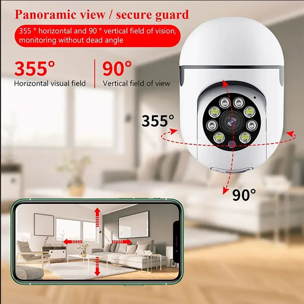 НОВАЯ Wi-Fi IP-камера HD 1080P ночного видения полноцветное отслеживание Ai обнаружение человека радионяня видеокамеры внутренней безопасности видеонаблюдения
НОВАЯ Wi-Fi IP-камера HD 1080P ночного видения полноцветное отслеживание Ai обнаружение человека радионяня видеокамеры внутренней безопасности видеонаблюдения