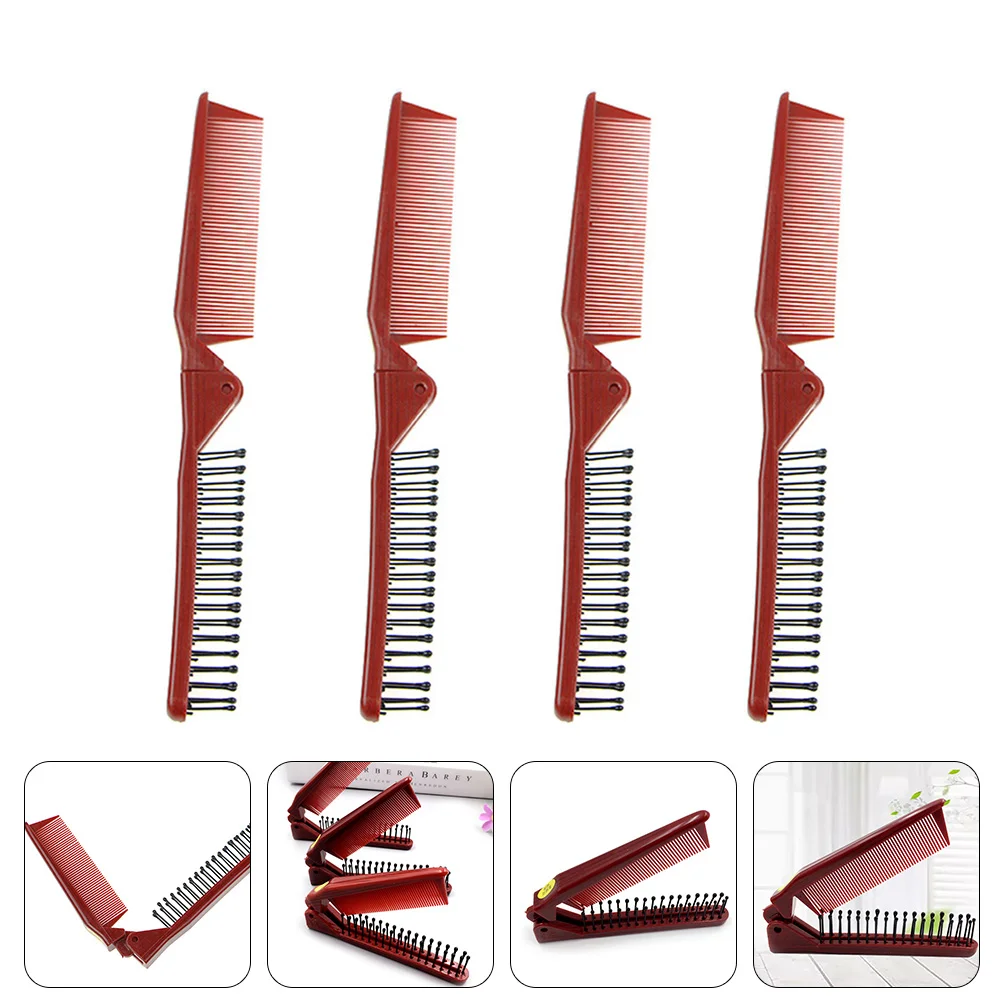 4 Pcs Folding Comb Foldable Combs Barber Plastic Hair Women Travel Partition Anti-static
4 Pcs Folding Comb Foldable Combs Barber Plastic Hair Women Travel Partition Anti-static