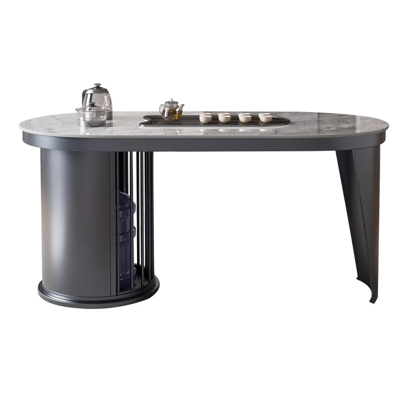 Rock slab tea table and chair combination, balcony light luxury tea table, modern household small apartment simple
Rock slab tea table and chair combination, balcony light luxury tea table, modern household small apartment simple