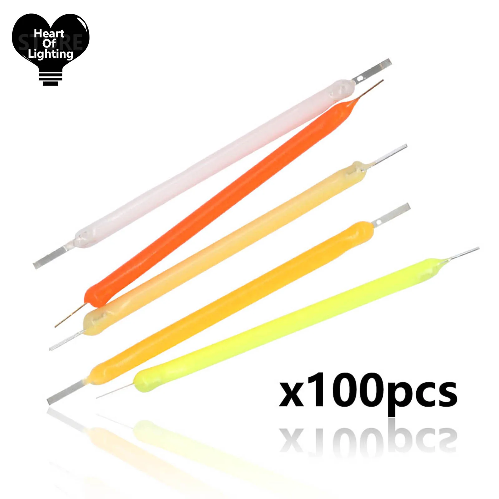 100pcs 38mm DC3V 100mA LED Filament Edison Bulb Candle Light Source COB Lamp Beads Incandescent Light Accessories Diodes Parts
100pcs 38mm DC3V 100mA LED Filament Edison Bulb Candle Light Source COB Lamp Beads Incandescent Light Accessories Diodes Parts