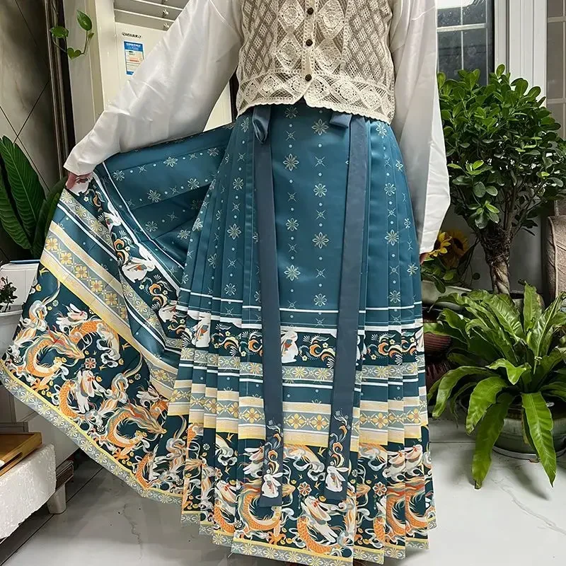 Женская национальная юбка Майанда Hanfu, традиционные китайские костюмы, юбка с лицом лошади, юбка с лицом лошади, оригинальная династия Мин
Женская национальная юбка Майанда Hanfu, традиционные китайские костюмы, юбка с лицом лошади, юбка с лицом лошади, оригинальная династия Мин