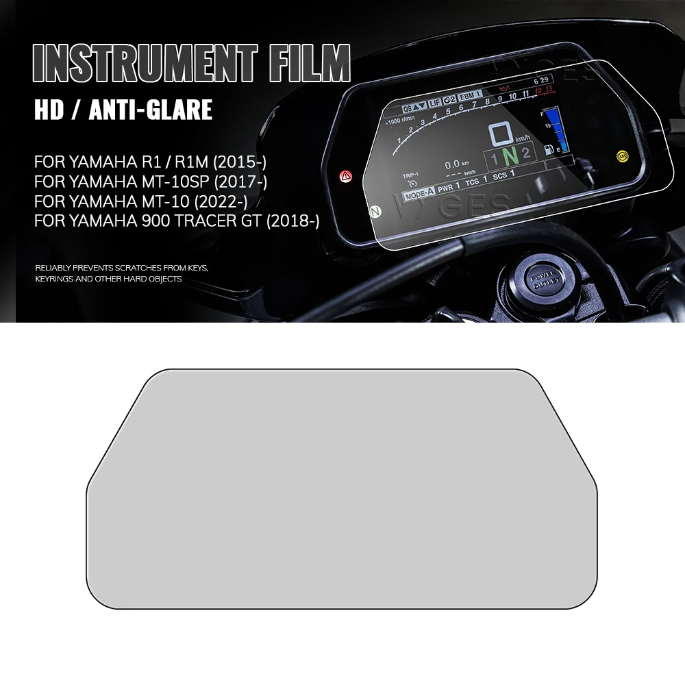 Motorcycle TFT Display Protection Film Screen Protector Instrument Film For Yamaha R1 R1M MT10 MT-10 SP Tracer 900 GT
Motorcycle TFT Display Protection Film Screen Protector Instrument Film For Yamaha R1 R1M MT10 MT-10 SP Tracer 900 GT