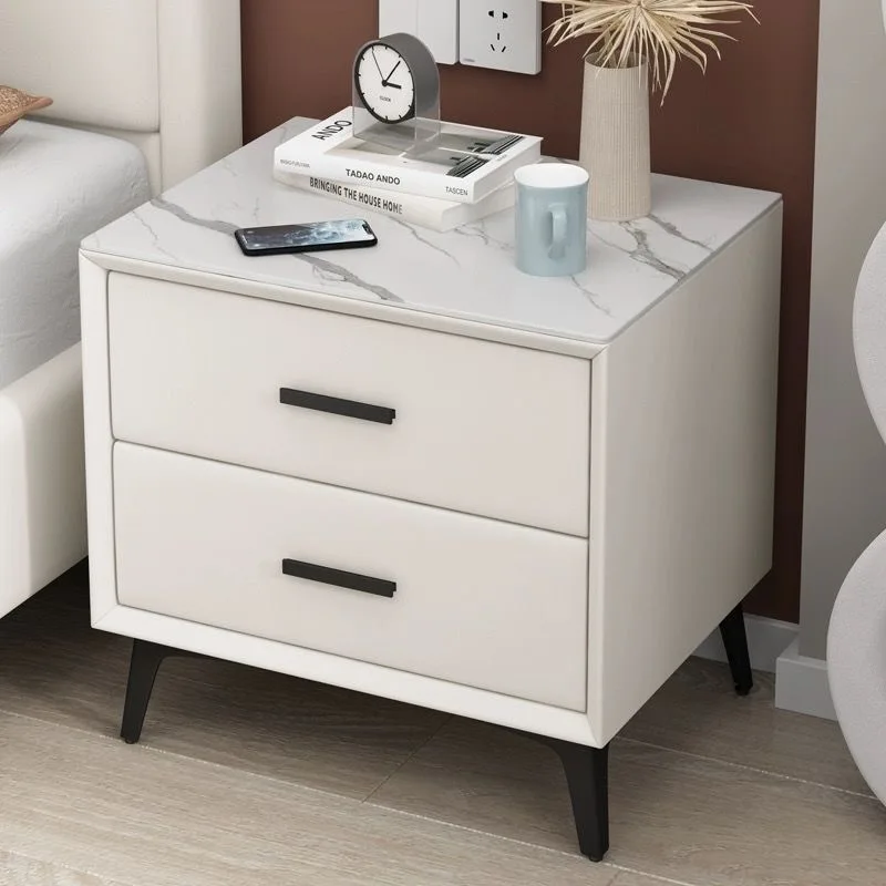 Slate leather bedside table household solid wood simple modern high-end Internet celebrity light luxury small bedside locker
Slate leather bedside table household solid wood simple modern high-end Internet celebrity light luxury small bedside locker