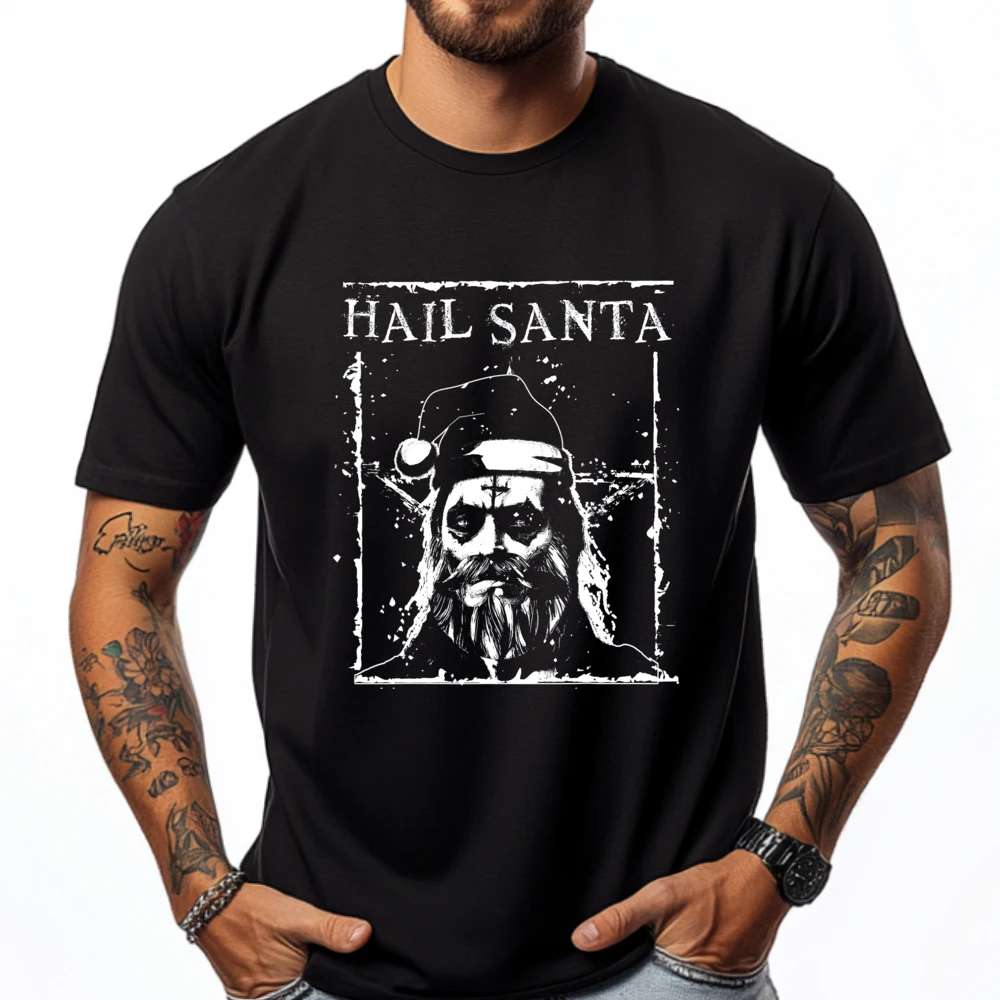 Hail Santa Headbanger Ugly Christmas White T Shirt Men High Quality Brand T Shirt Mens Gifts Figures
Hail Santa Headbanger Ugly Christmas White T Shirt Men High Quality Brand T Shirt Mens Gifts Figures