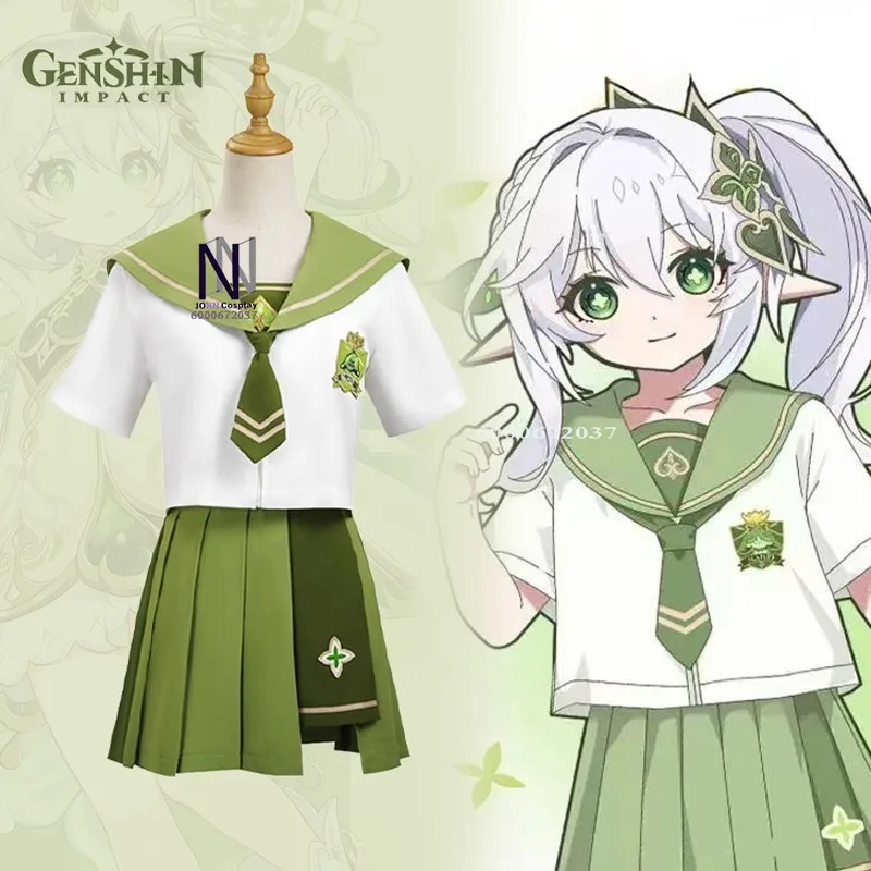 Game Naxida doujin peripheral sailor suit Grass God derived cosplay suit JK uniform Japanese spring/summer student suit
Game Naxida doujin peripheral sailor suit Grass God derived cosplay suit JK uniform Japanese spring/summer student suit