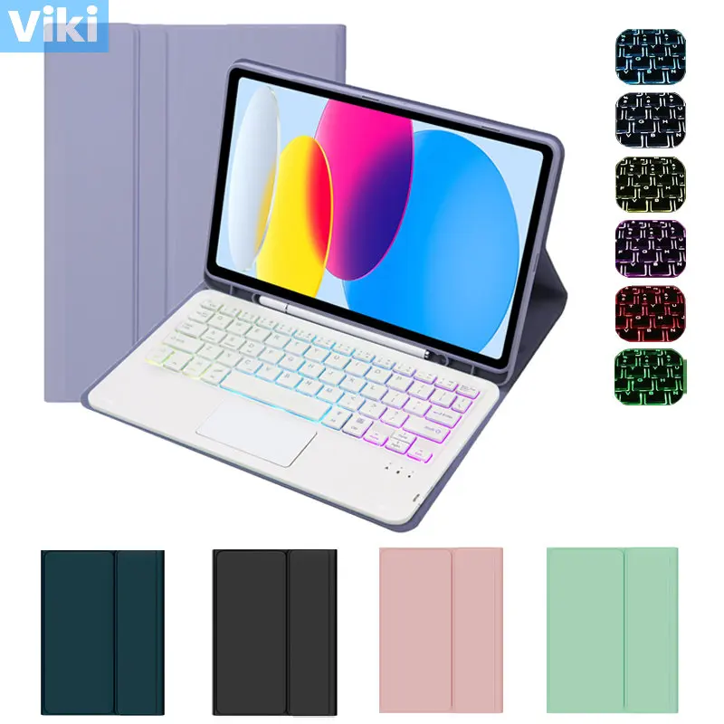 Magnetic Touchpad Keyboard for Samsung Galaxy Tab S6 lite 10.4 A8 10.5 S7 S8 11'' Case Foldable Funda Cover with Keyboard
Magnetic Touchpad Keyboard for Samsung Galaxy Tab S6 lite 10.4 A8 10.5 S7 S8 11'' Case Foldable Funda Cover with Keyboard