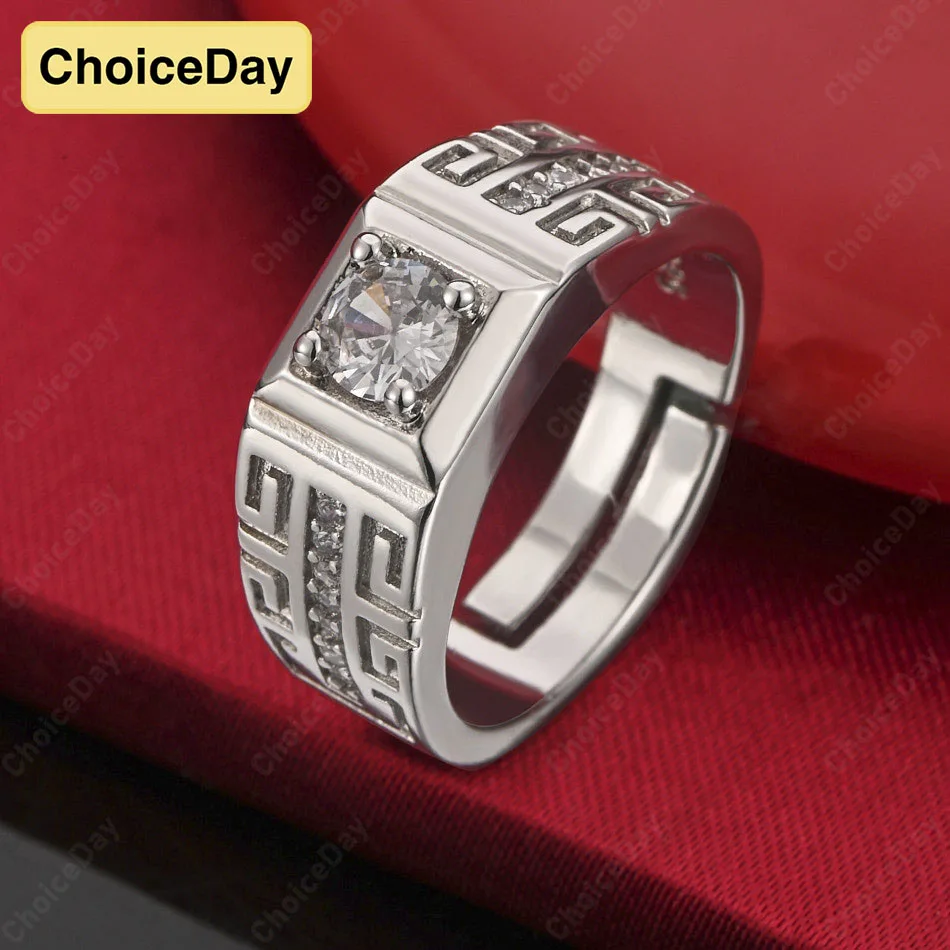 ChoiceDay Elegant 925 Sterling Silver Open Exquisite Zircon Ring Women's Temperament Accessories Jewelry Party
ChoiceDay Elegant 925 Sterling Silver Open Exquisite Zircon Ring Women's Temperament Accessories Jewelry Party