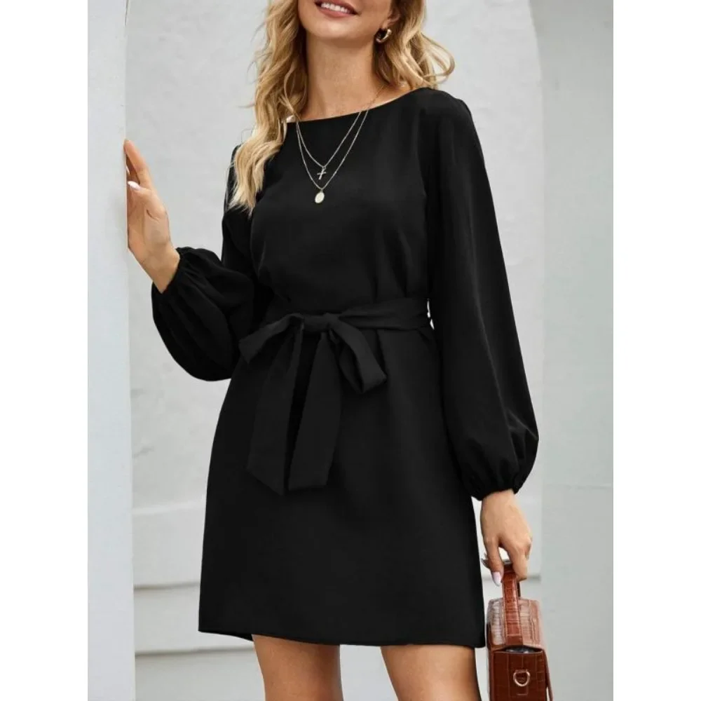 Plus Size 1XL-5XL Women's Fashion Casual Round Neck Dress Long-Sleeved Dresses Elegant Casual Spring Summer Dress
Plus Size 1XL-5XL Women's Fashion Casual Round Neck Dress Long-Sleeved Dresses Elegant Casual Spring Summer Dress