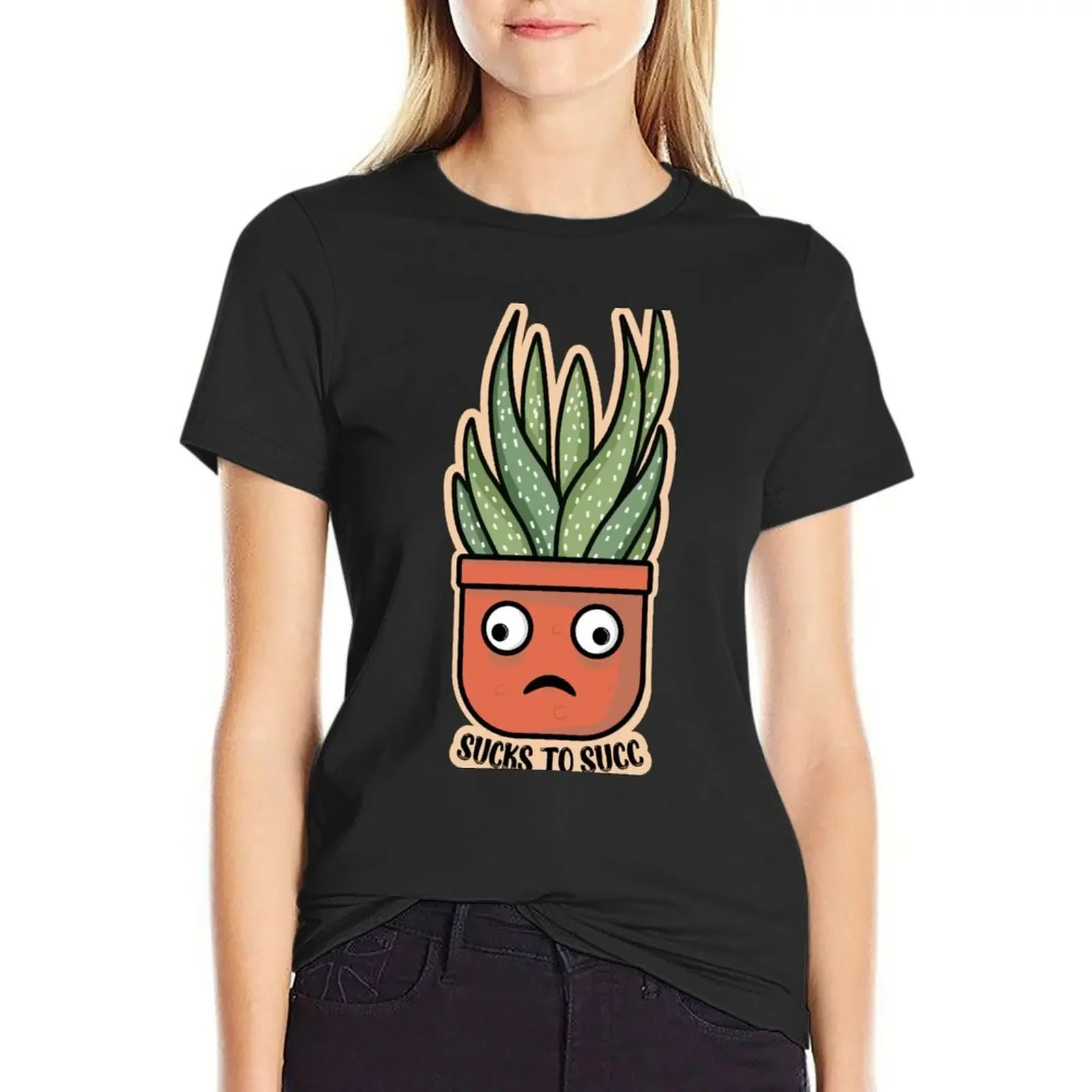 Sucks to succ T-Shirt Short sleeve tee sweat korean fashion white t-shirt dress for Women sexy
Sucks to succ T-Shirt Short sleeve tee sweat korean fashion white t-shirt dress for Women sexy
