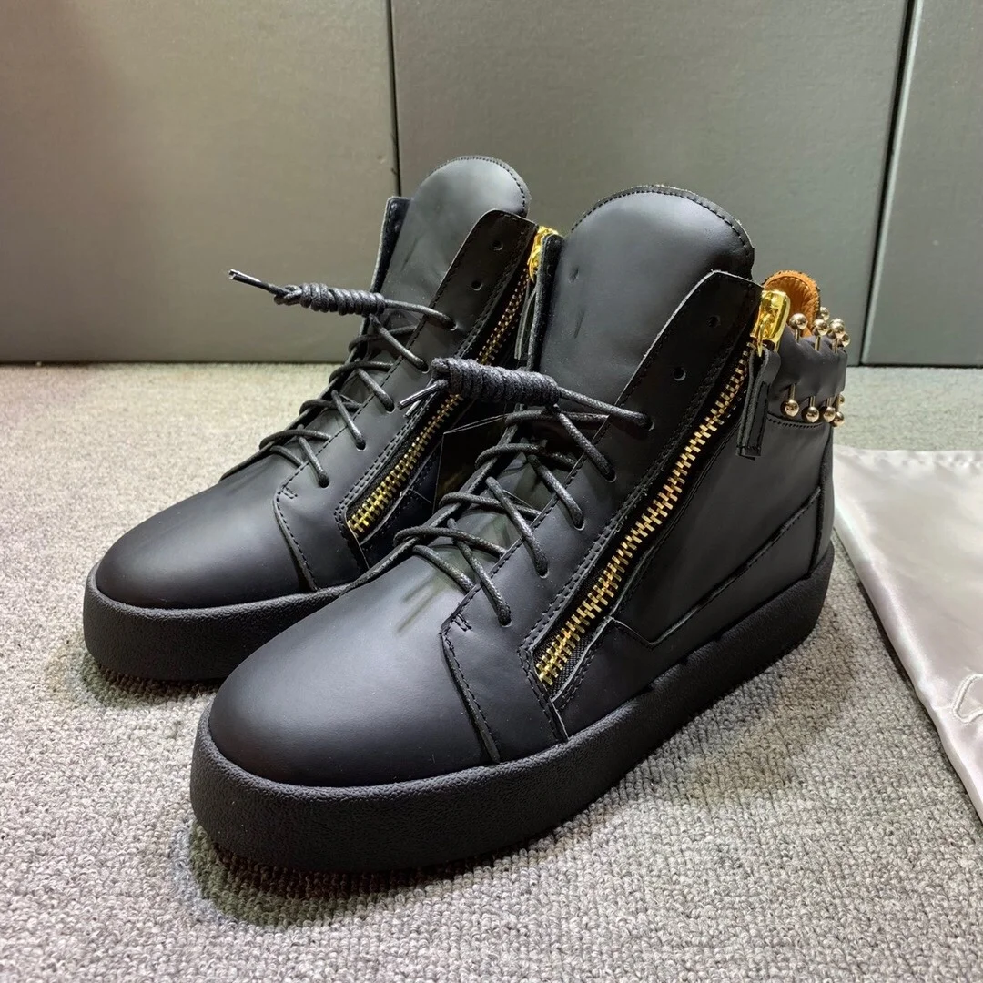 Top Hight Quality Casual Sneakers For Men and Women Real Leather Brand Designer Unisex Tennis Shoes GZ Zipper Loafer Shoes G1089
Top Hight Quality Casual Sneakers For Men and Women Real Leather Brand Designer Unisex Tennis Shoes GZ Zipper Loafer Shoes G1089