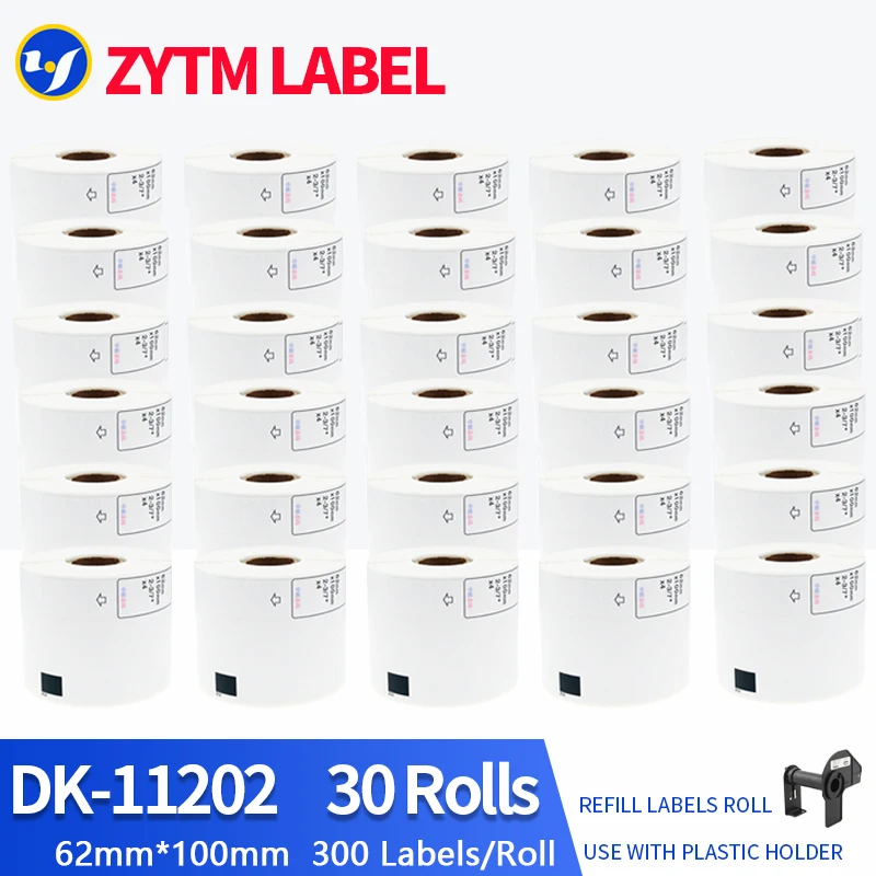 20 рулонов этикеток, совместимых с Brother, модели DK-11202/DK-11209/DK-22205, для QL-570/QL-700/QL-800/QL-1050/QL-1060/QL-1100/QL-1110NW
20 рулонов этикеток, совместимых с Brother, модели DK-11202/DK-11209/DK-22205, для QL-570/QL-700/QL-800/QL-1050/QL-1060/QL-1100/QL-1110NW