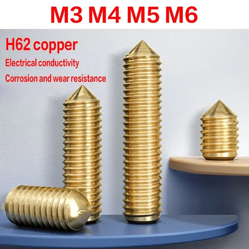 10pcs/lot Hex Hexagon Socket Set Screw Cone Point Grub Screw M3 M4 M5 M6 H62 Brass Allen Cup Point DIY Set Door handles Bolt
10pcs/lot Hex Hexagon Socket Set Screw Cone Point Grub Screw M3 M4 M5 M6 H62 Brass Allen Cup Point DIY Set Door handles Bolt