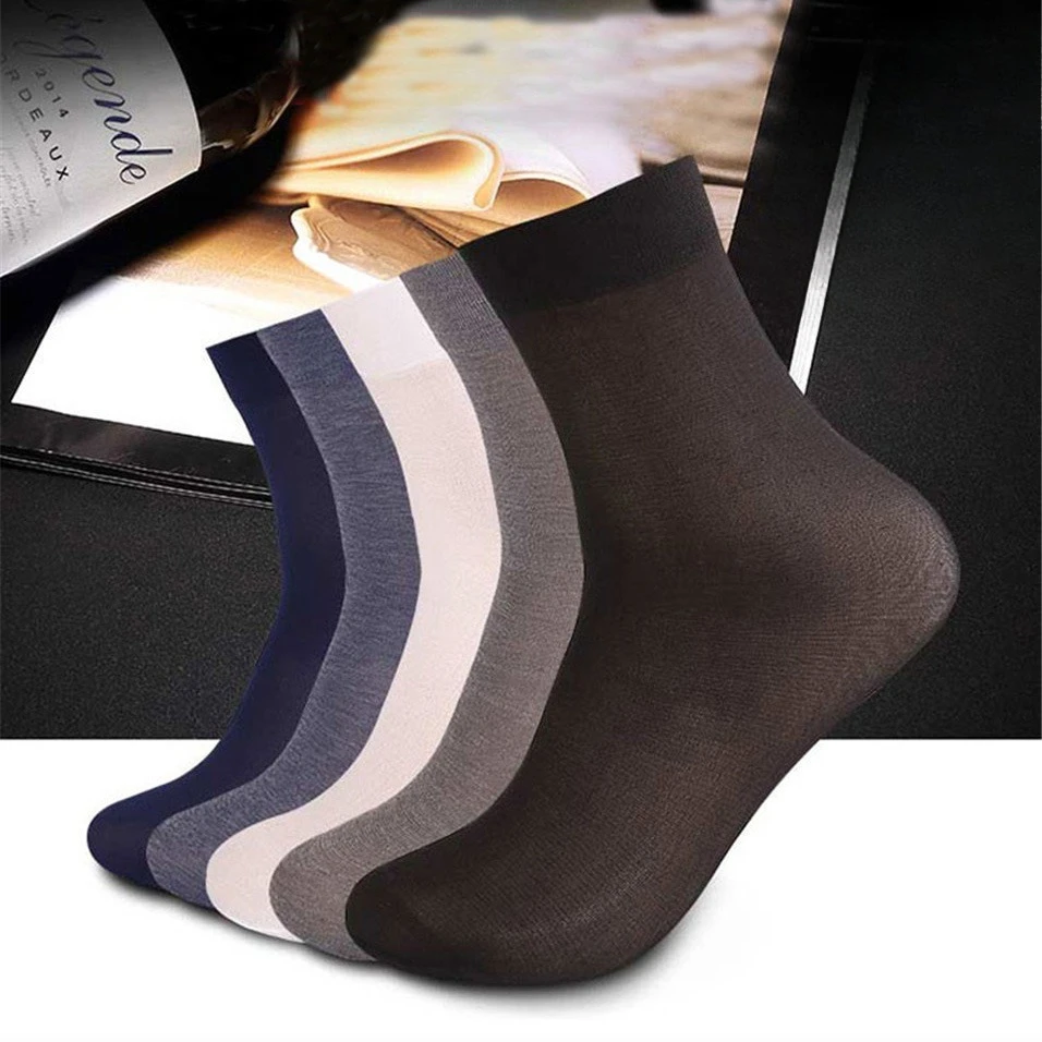 1 Pairs Solid Color Men Ice Silk Sock Summer Thin Middle Tube Socks Solid Business Socks Breathable Soft Ankle Sock
1 Pairs Solid Color Men Ice Silk Sock Summer Thin Middle Tube Socks Solid Business Socks Breathable Soft Ankle Sock
