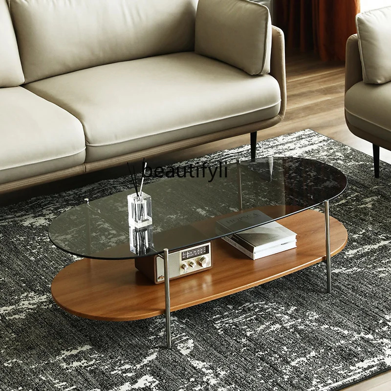 zq Light Luxury High-End Coffee Table Living Room Home Small Apartment Glass Coffee Table Modern Minimalist Tea Table Tea Table
zq Light Luxury High-End Coffee Table Living Room Home Small Apartment Glass Coffee Table Modern Minimalist Tea Table Tea Table