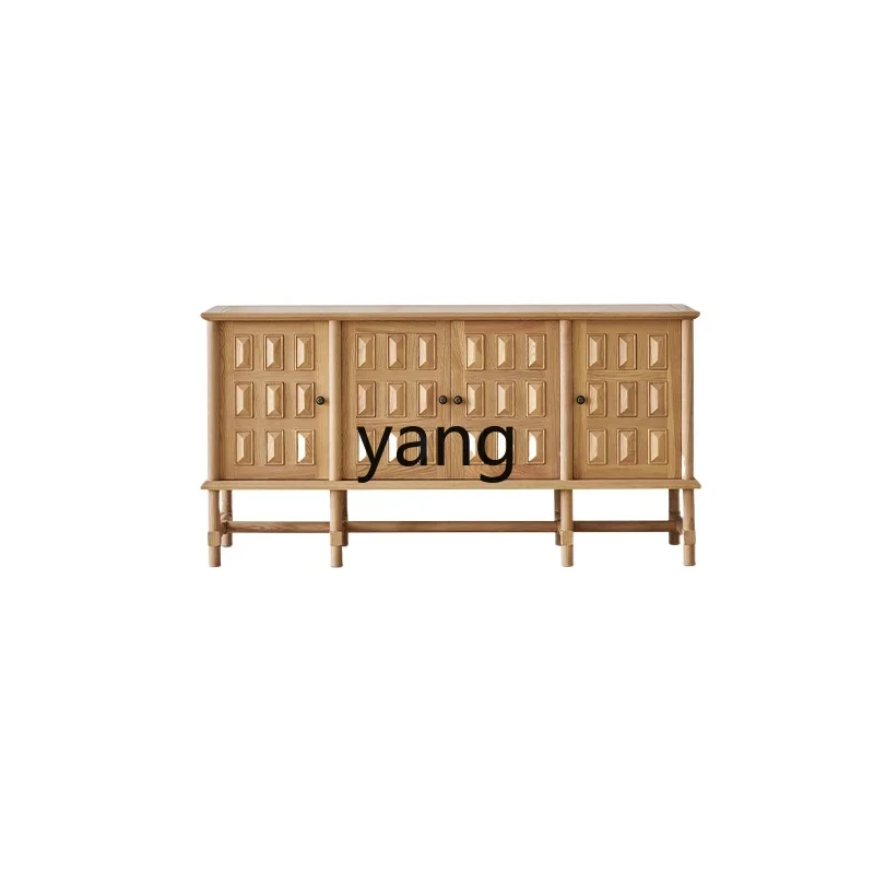 LMM French retro log wind living room storage locker household entrance solid wood side cabinet
LMM French retro log wind living room storage locker household entrance solid wood side cabinet