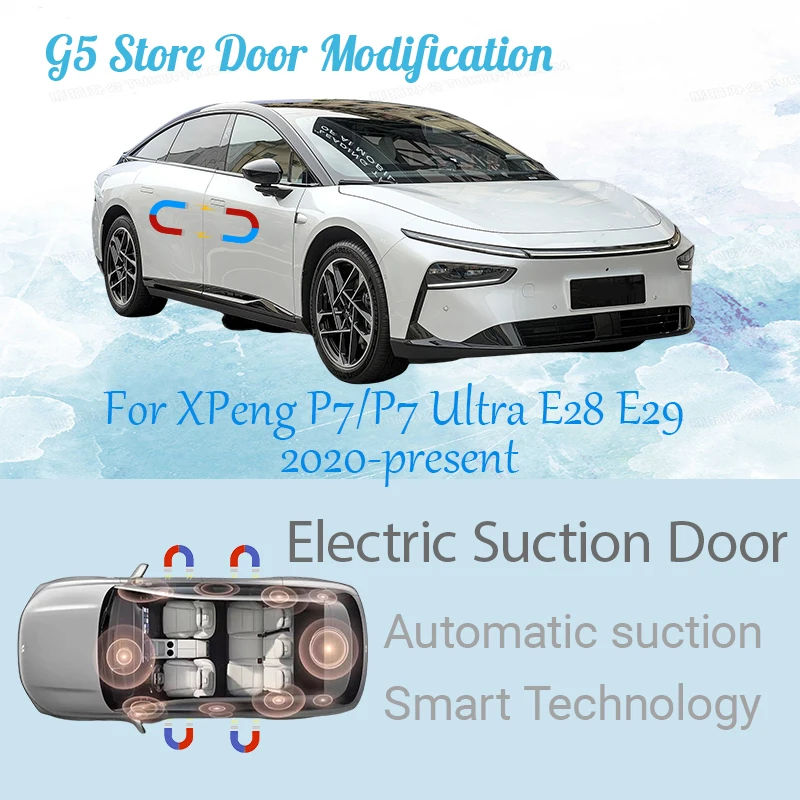 For XPeng P7/P7 Ultra E28 E29 2020-present Car Electric Suction Door Power-assisted Closing Door Soft-close Function
For XPeng P7/P7 Ultra E28 E29 2020-present Car Electric Suction Door Power-assisted Closing Door Soft-close Function