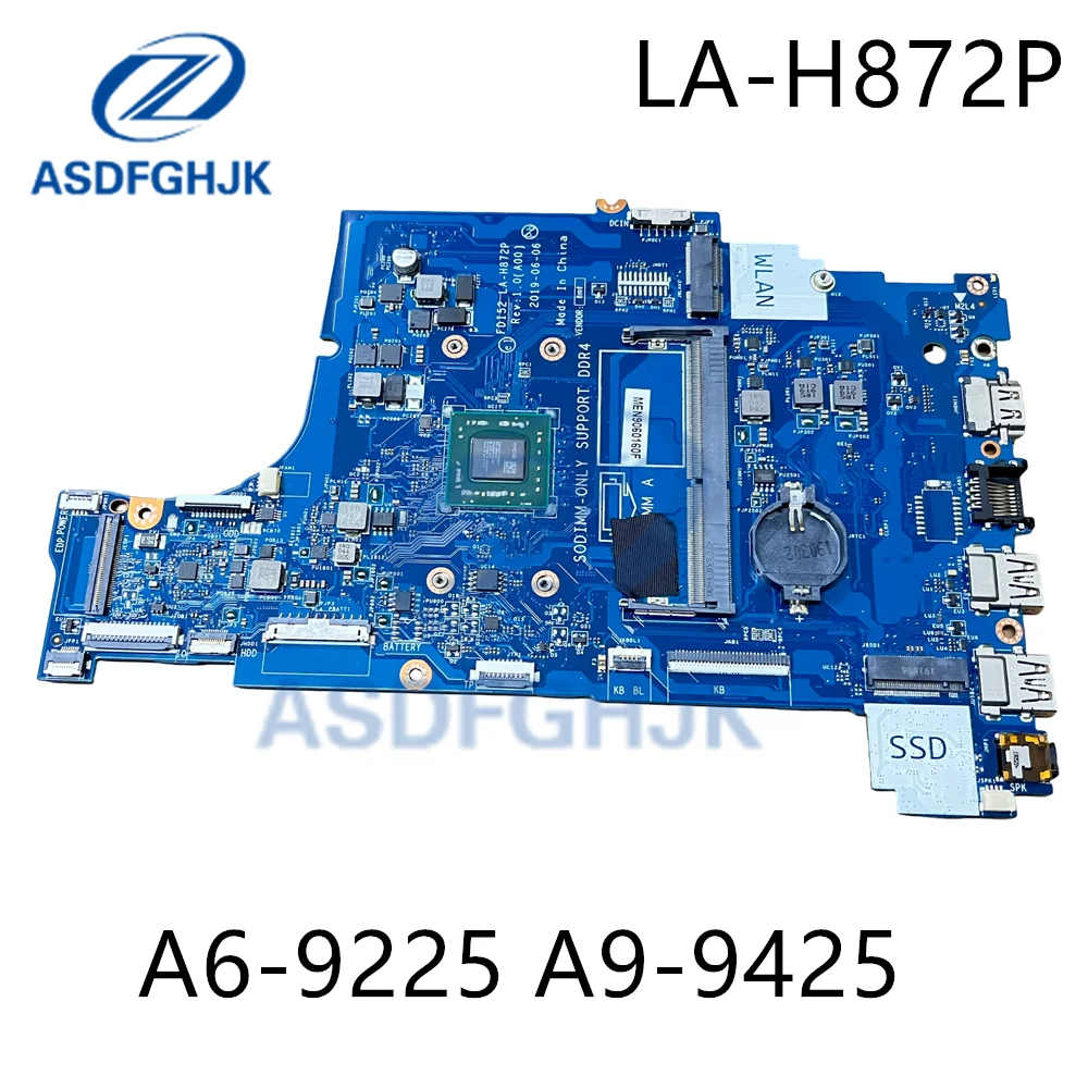 Материнская плата FDI52 LA-H872P для ноутбука Dell Inspiron 15 3595 с процессором AMD A6-9225 A9-9425 CN-026MNR 026MNR CN-0H6N8T 0H6N8T
Материнская плата FDI52 LA-H872P для ноутбука Dell Inspiron 15 3595 с процессором AMD A6-9225 A9-9425 CN-026MNR 026MNR CN-0H6N8T 0H6N8T